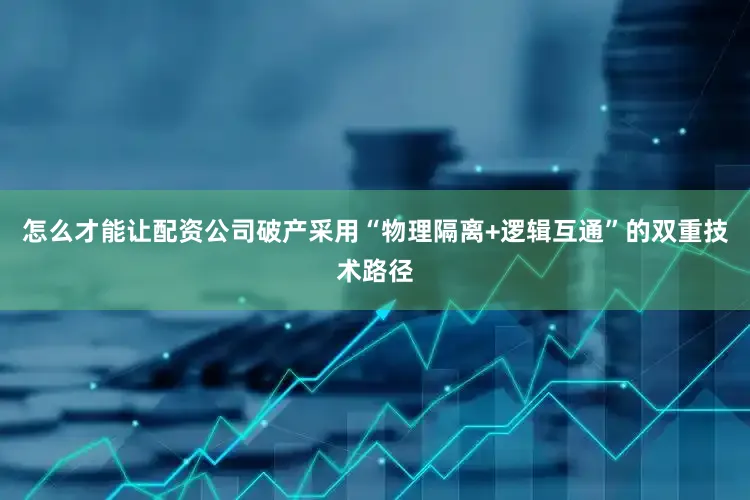 怎么才能让配资公司破产采用“物理隔离+逻辑互通”的双重技术路径