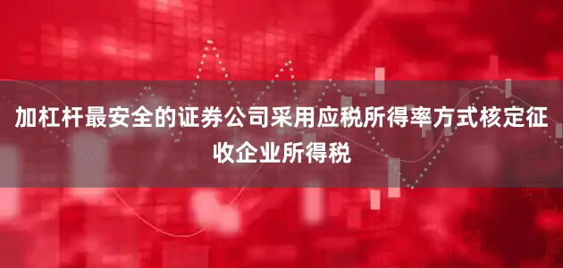 加杠杆最安全的证券公司采用应税所得率方式核定征收企业所得税